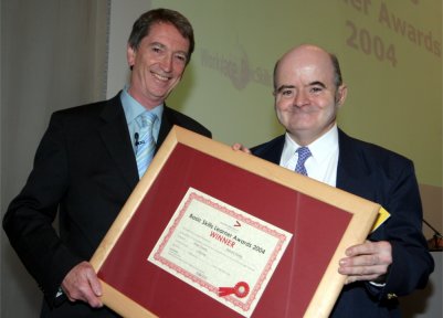 Patrick Derby won the award for the Trade Unions category